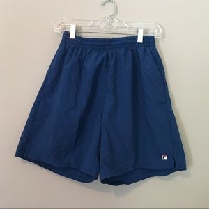 Fila Blue Swim Trunks Sz M